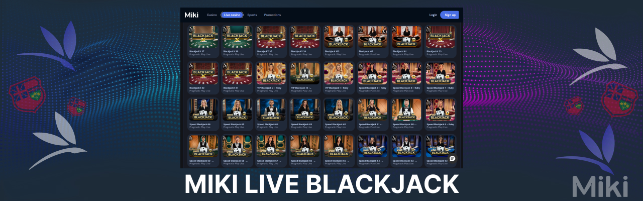 Miki live blackjack ontario