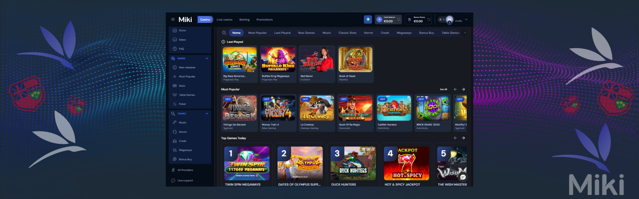 Miki casino new slots